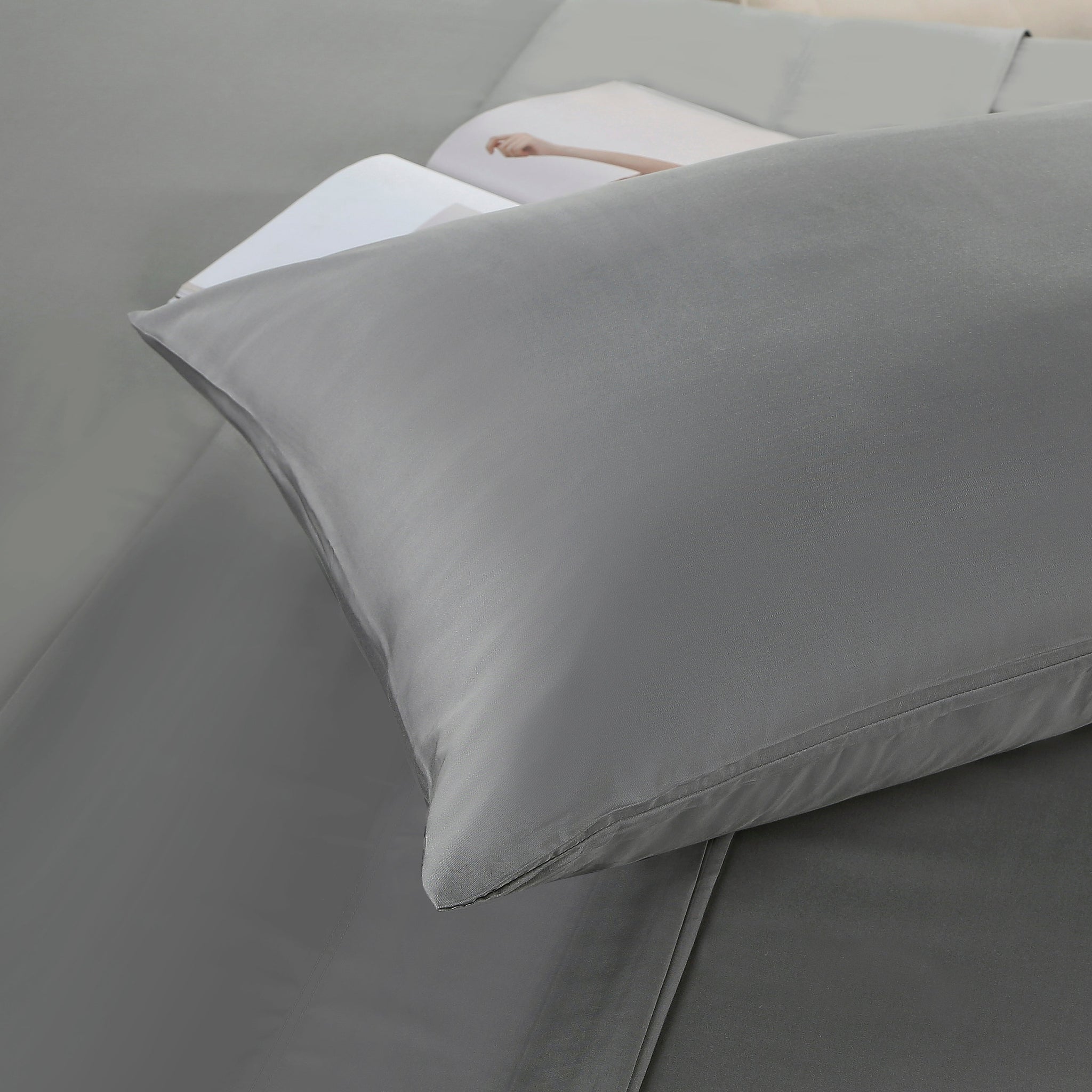 100% Organic Bamboo Bedsheet Set Grey